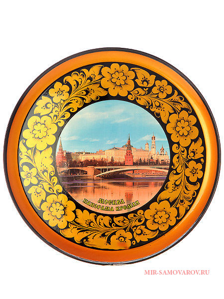 Тарелка-панно "Москва.Панорама Кремля" 300*21