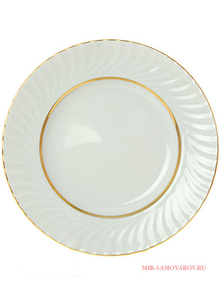 Десертная тарелка 180 мм форма Витая рисунок Белоснежка
