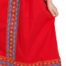Русский народный костюм "Забава" детский льняной красный сарафан и блузка 1-6 лет